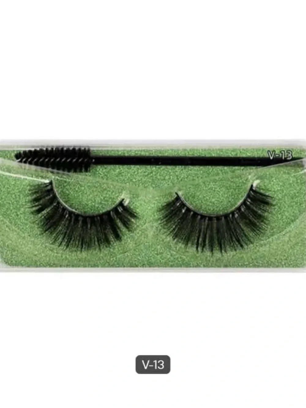 3D Mink Lashes with Spoolie - Black (V-13)